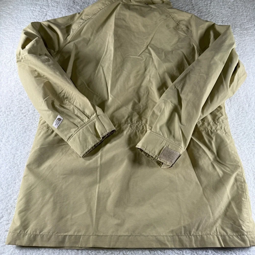 Vintage 80s The North Face Gore Tex‎ Jacket Tan Made In USA Men's Sz L Snap Up